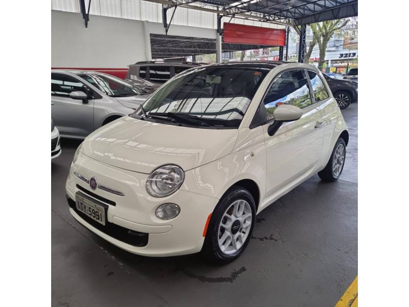 FIAT - 500 - 2013/2013 - Branca - Sob Consulta