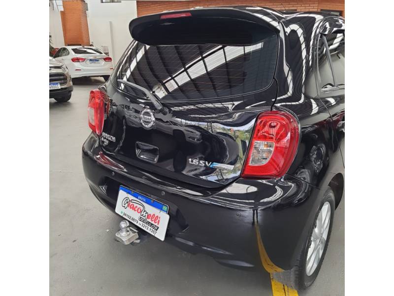 NISSAN - MARCH - 2018/2018 - Preta - Sob Consulta